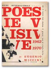 Eugenio Miccini, Poesie visive, 1970